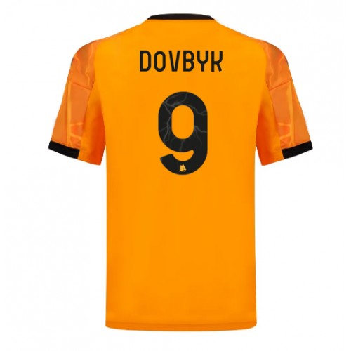 Fotbalové Dres AS Roma Artem Dovbyk #9 Venkovní 2025-26 Krátký Rukáv